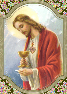 Jezus trzymający kielich